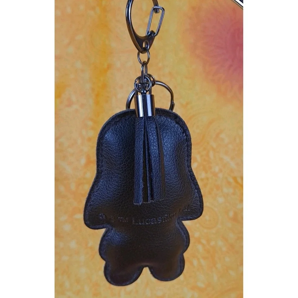 Lucas Film Darth Vader Leather Plush Keyring Keychain 4